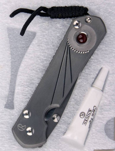 3810 Chris Reeve Large Sebenza 21 Carnelian Cabochon фото 2