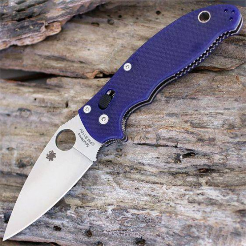 Складной нож Spyderco Manix 2 Blue 101GPDBL2 фото 8 Складной нож Spyderco Manix 2 Blue 101GPDBL2 фото 8