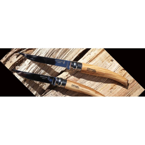 504 Opinel №10 VRI Folding Slim Olivewood фото 3 504 Opinel №10 VRI Folding Slim Olivewood фото 3