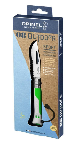 Складной нож Opinel №8 Fluo Green фото 2