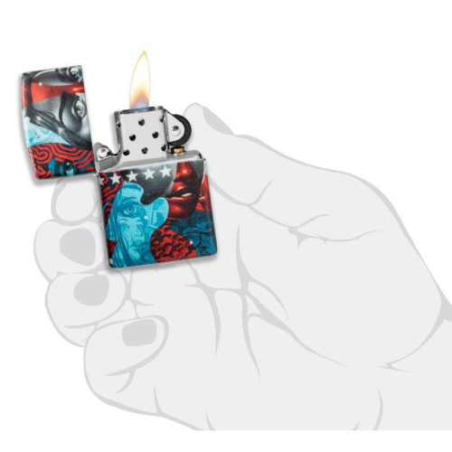 499 ZIPPO Зажигалка Zippo Tristan Eaton с покрытием White Matte фото 2