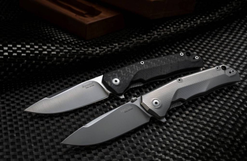 Складной нож Lion Steel T.R.E. Blue Titanium фото 16