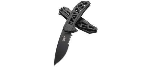 5891 CRKT Gusset™ Black with Triple Point™ Serrations фото 2
