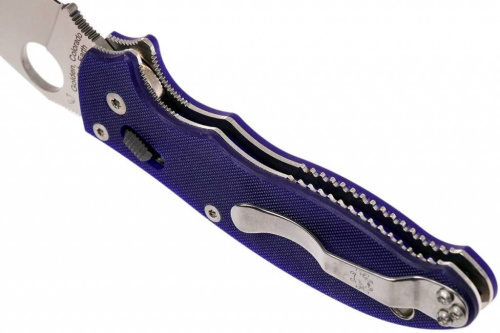 Складной нож Spyderco Manix 2 Blue 101GPDBL2 фото 6 Складной нож Spyderco Manix 2 Blue 101GPDBL2 фото 6